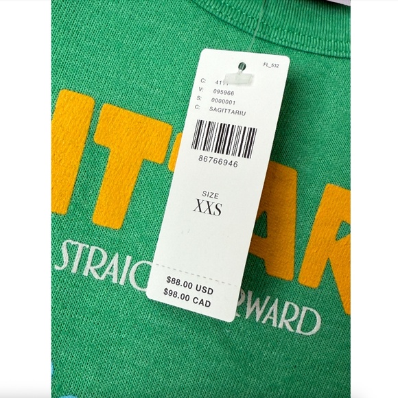 NWT Anthropologie The Carolita Zodiac Sweatshirt Sagittarius 66% Off Retail - Picture 14 of 16